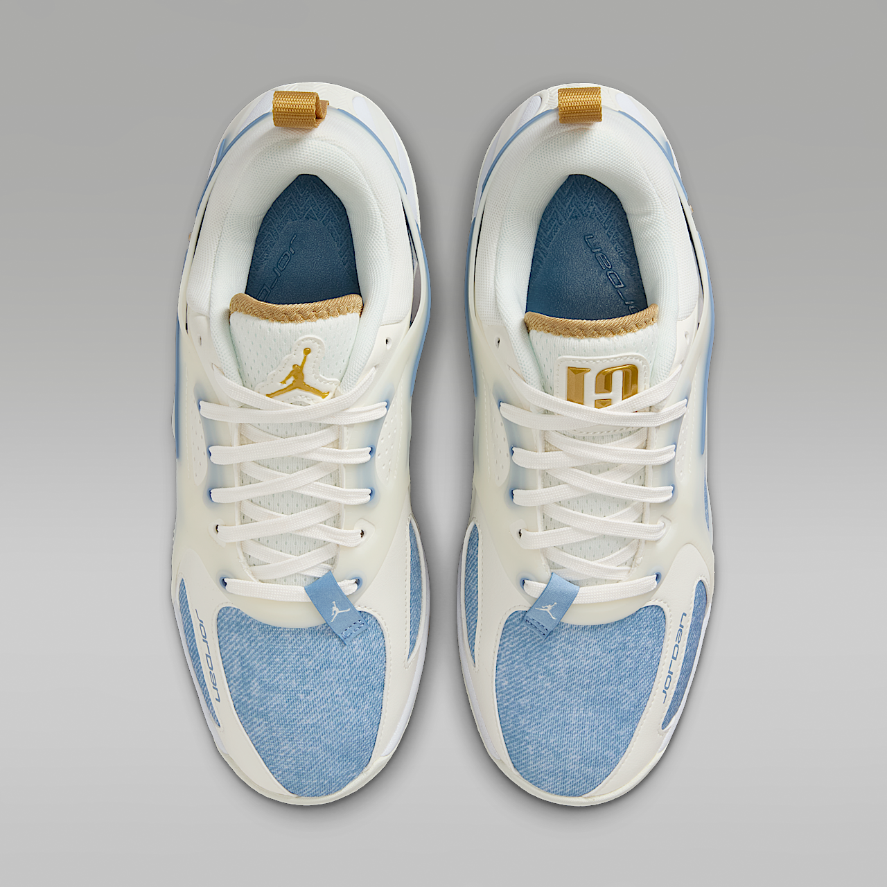 Nike  sneaker Sail/Work Blue/Hydrogen Blue/Metallic Gold