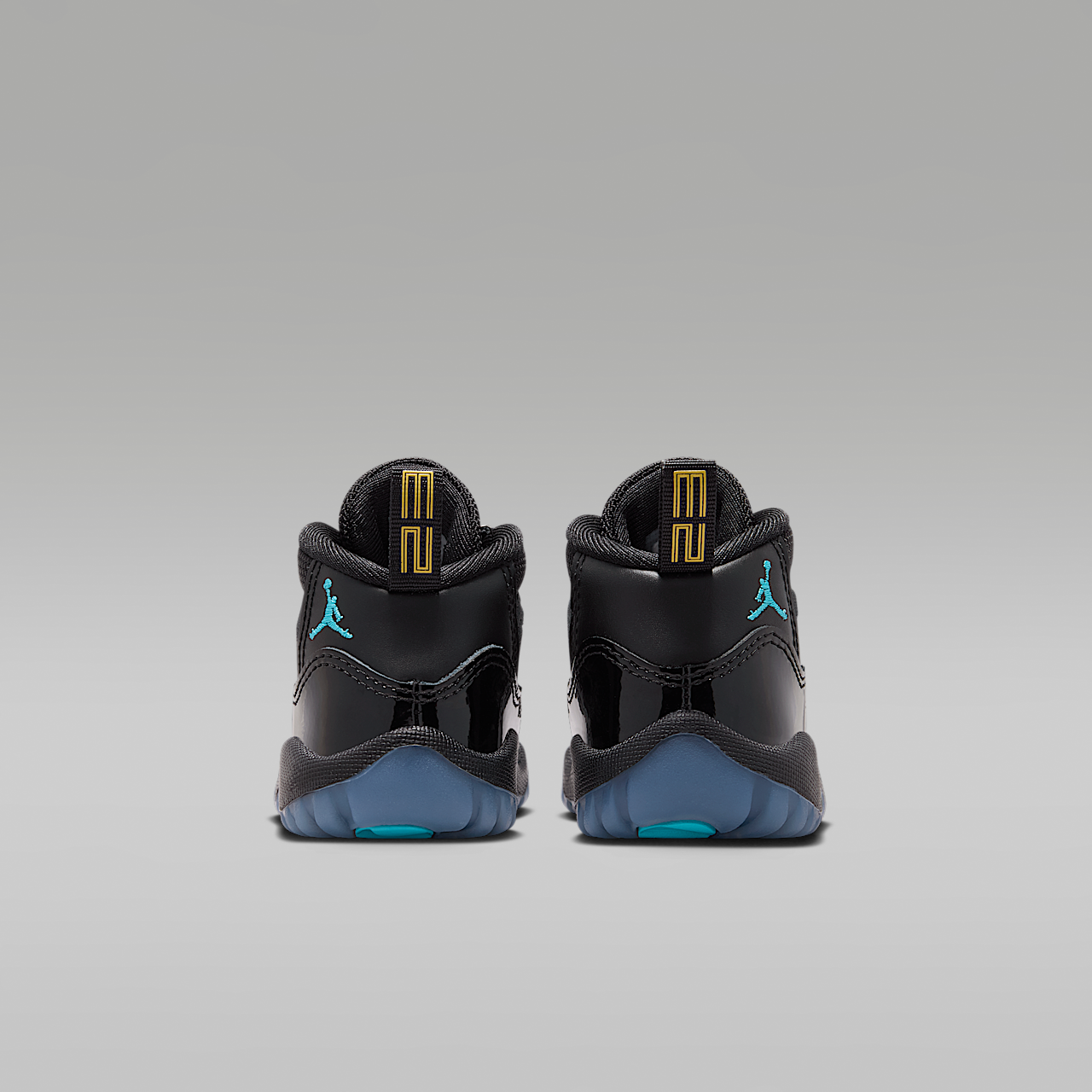 Nike  sneaker Zwart/Zwart/Varsity Maize/Gamma Blue