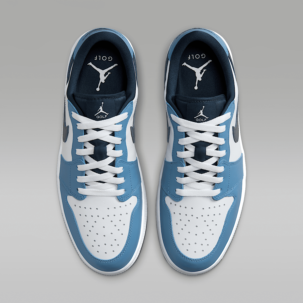 Nike Air Jordan 1 Low sneaker Wit/Aegean Storm/Wit/Armory Navy