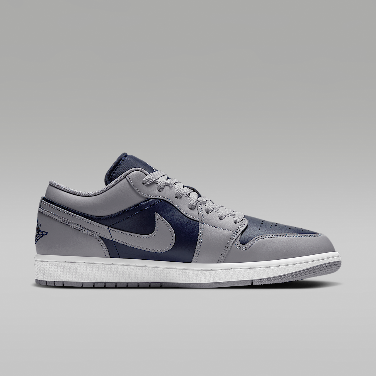 Nike Air Jordan 1 Low sneaker Tech Grey/Wit/College Navy