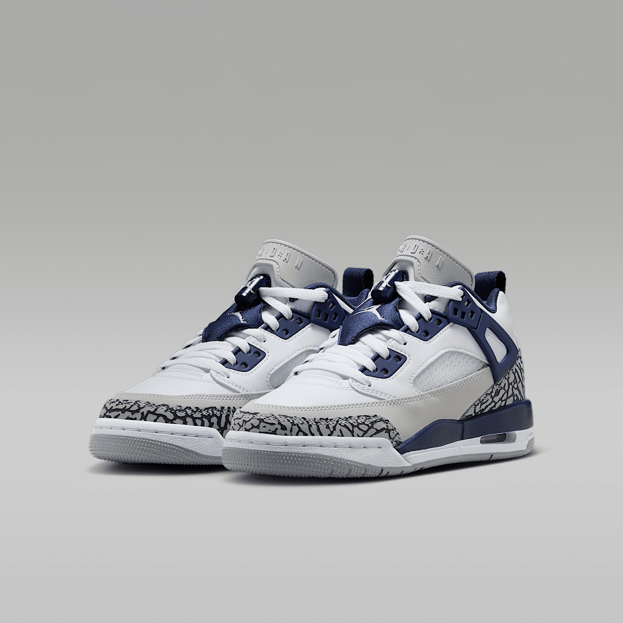 Nike Jordan Spizike Low sneaker Wit/Neutral Grey/Anthracite/Midnight Navy
