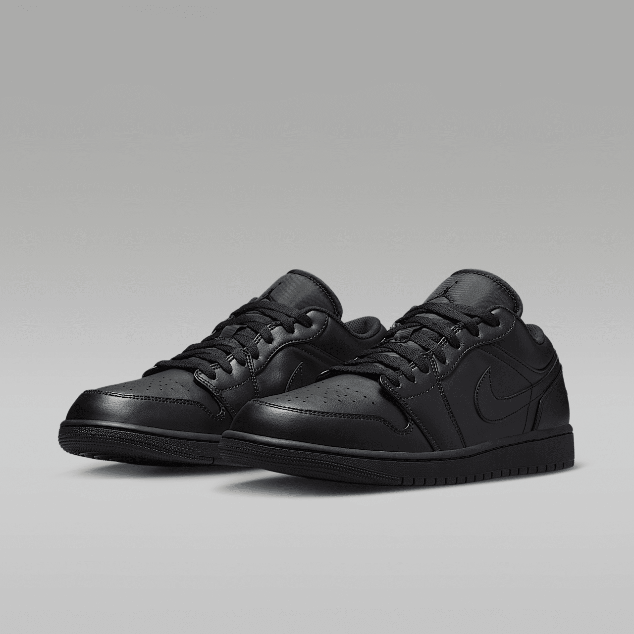 Nike Air Jordan 1 Low sneaker Zwart/Zwart/Zwart
