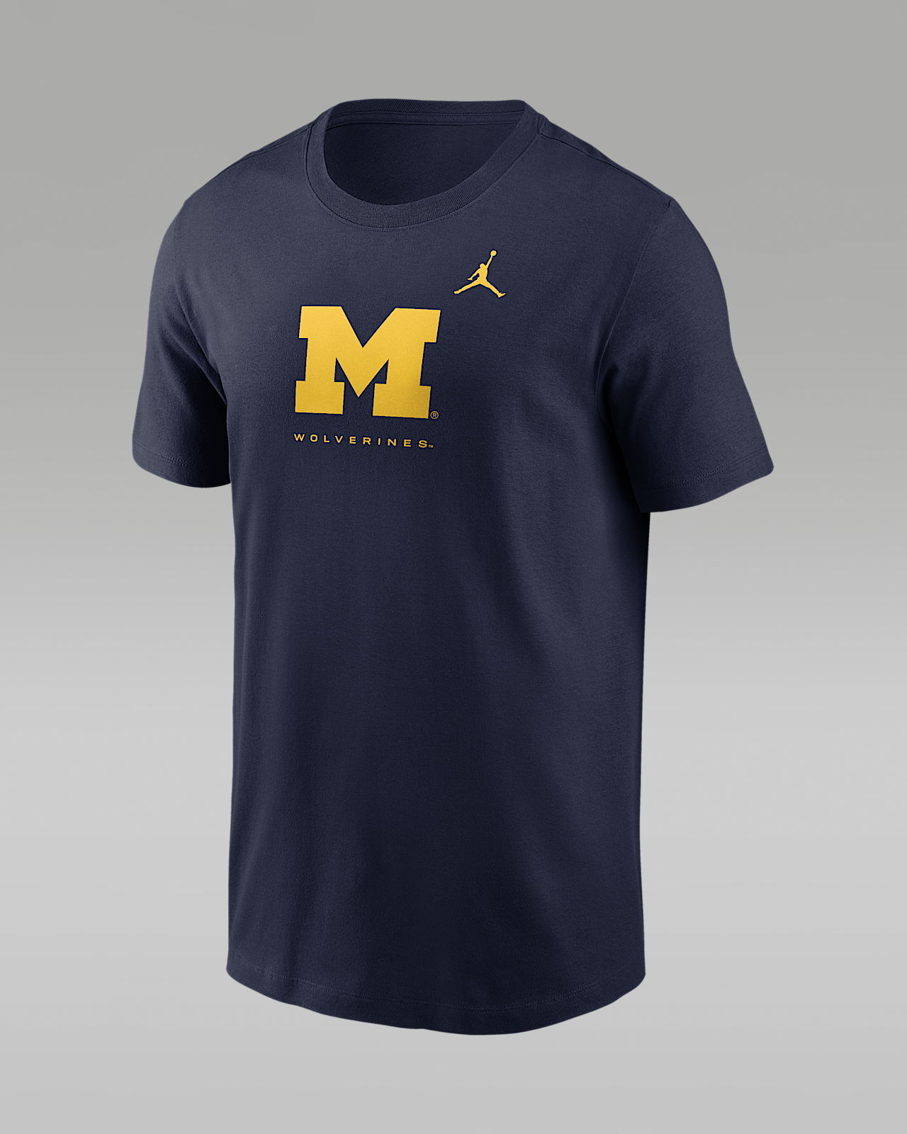 Мужская футболка Michigan Courtside Jordan Brand Dri-FIT College