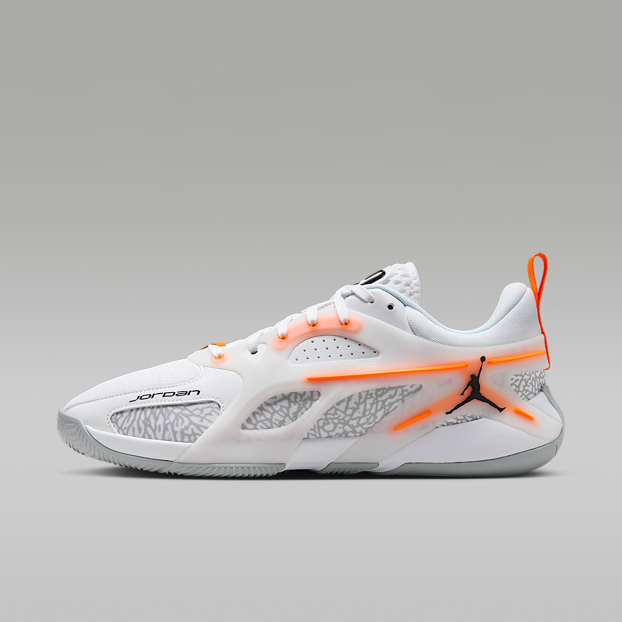 Nike  sneaker Wit/Total Orange/Wolf Grey/Zwart