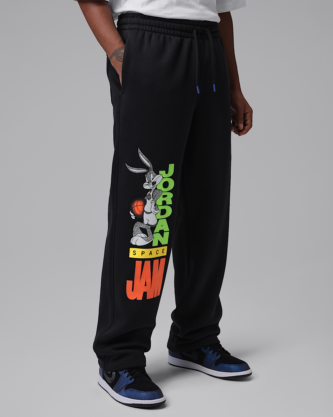 Мужские  Jordan Brooklyn Space Jam Fleece Cuffed Pants