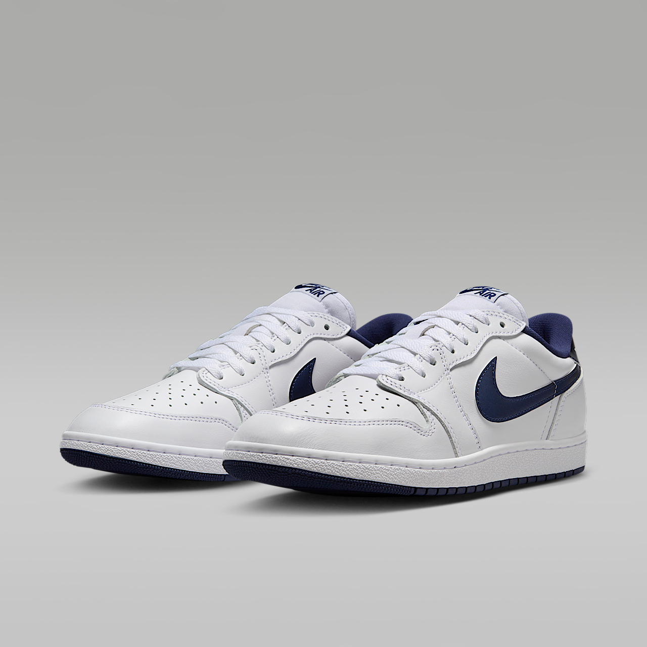 Nike Air Jordan 1 Low sneaker Wit/Wit/Navy