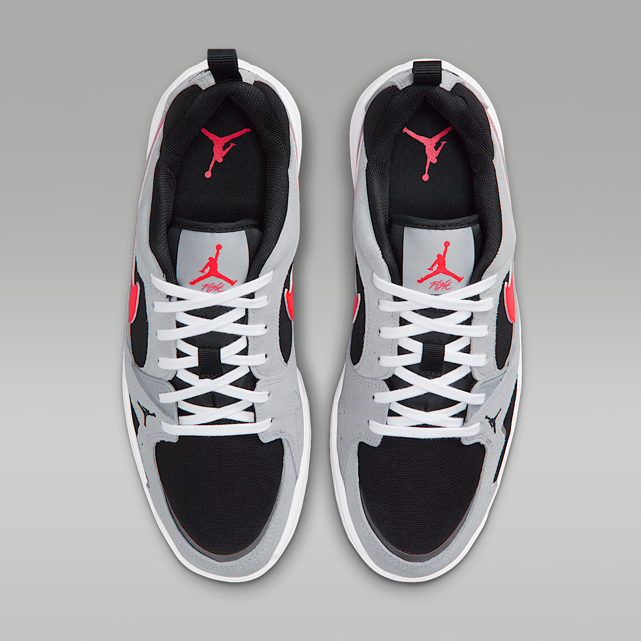 Nike  sneaker Zwart/Wolf Grey/Wit/Infrared 23