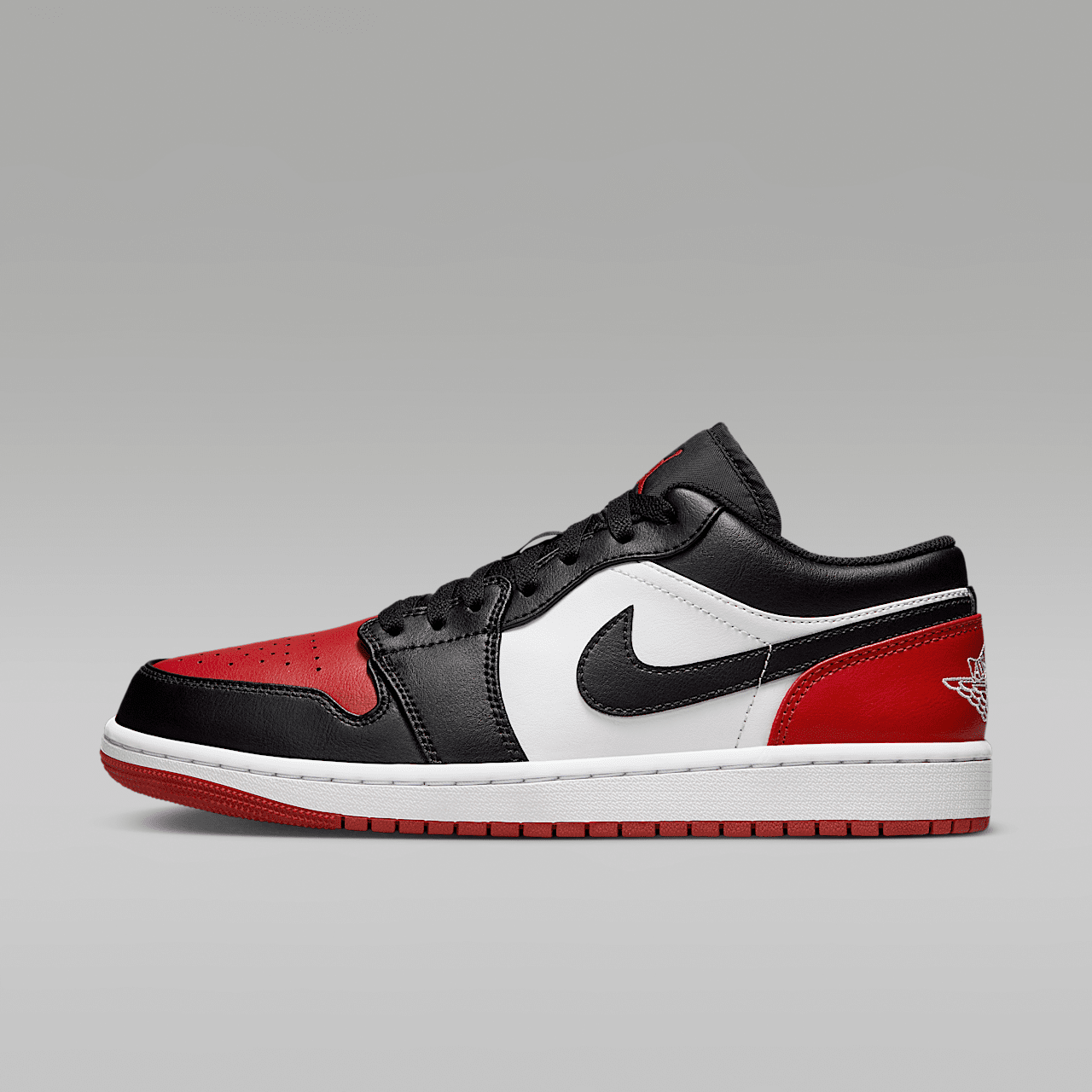 Nike Air Jordan 1 Low sneaker Wit/Varsity Red/Wit/Zwart