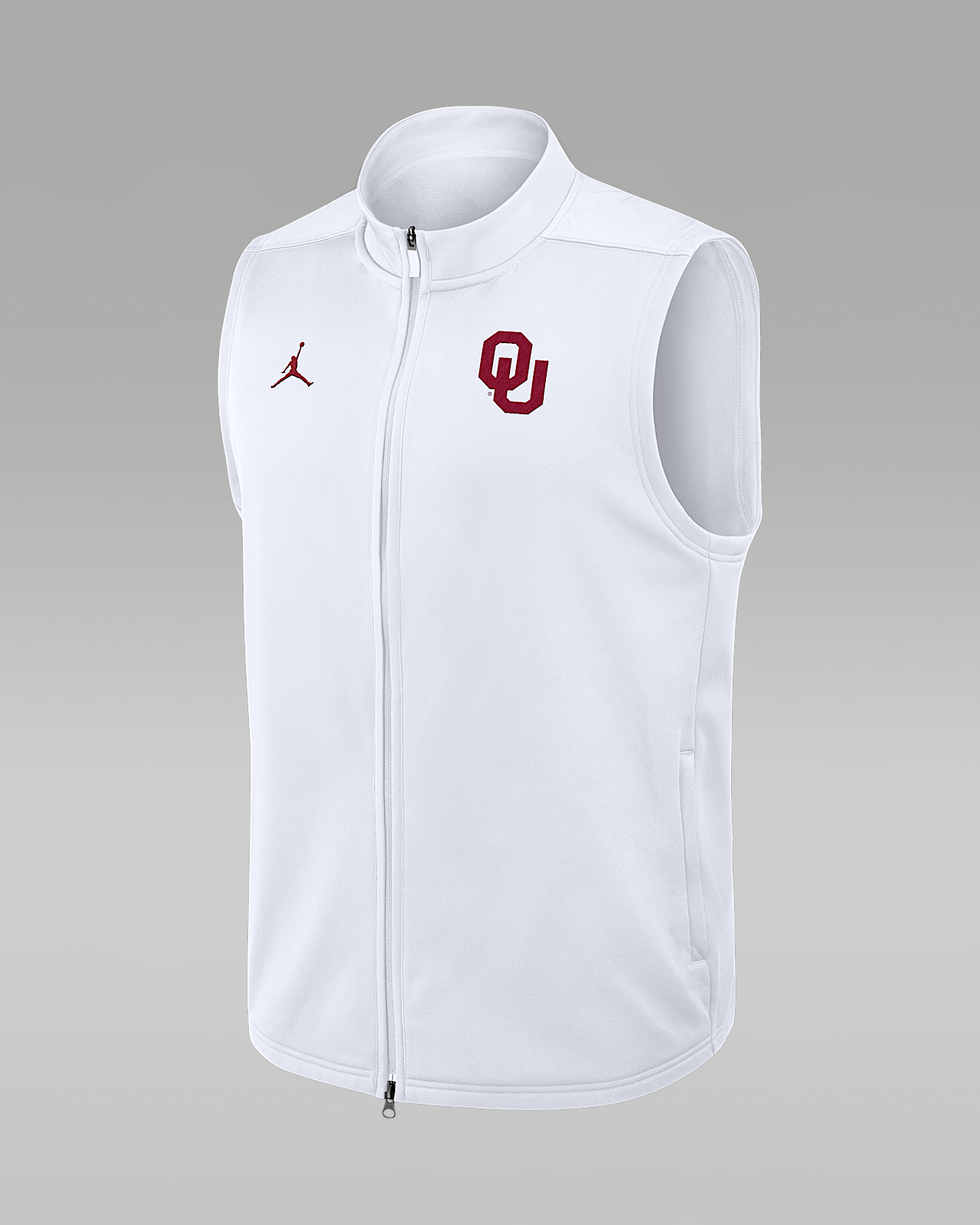 Мужская безрукавка Oklahoma Primetime Victory Jordan Brand Therma-FIT College Full-Zip Vest