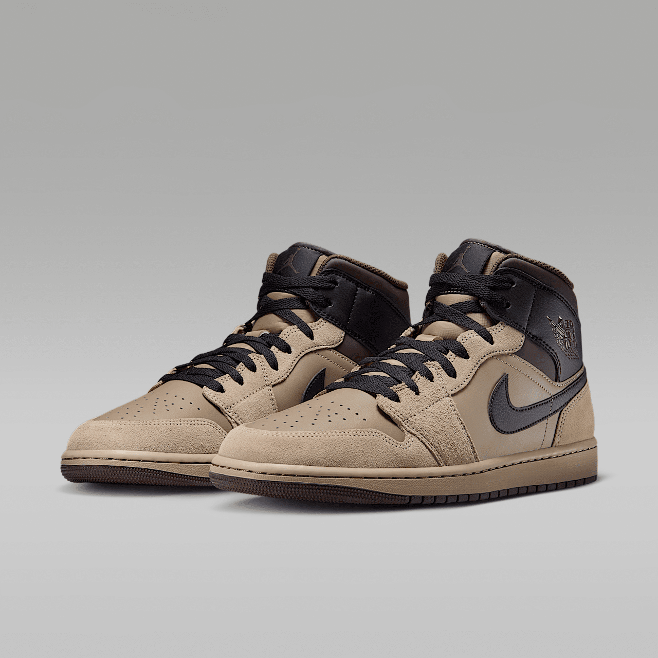 Nike Air Jordan sneaker Khaki/Baroque Brown/Gum Light Brown/Zwart