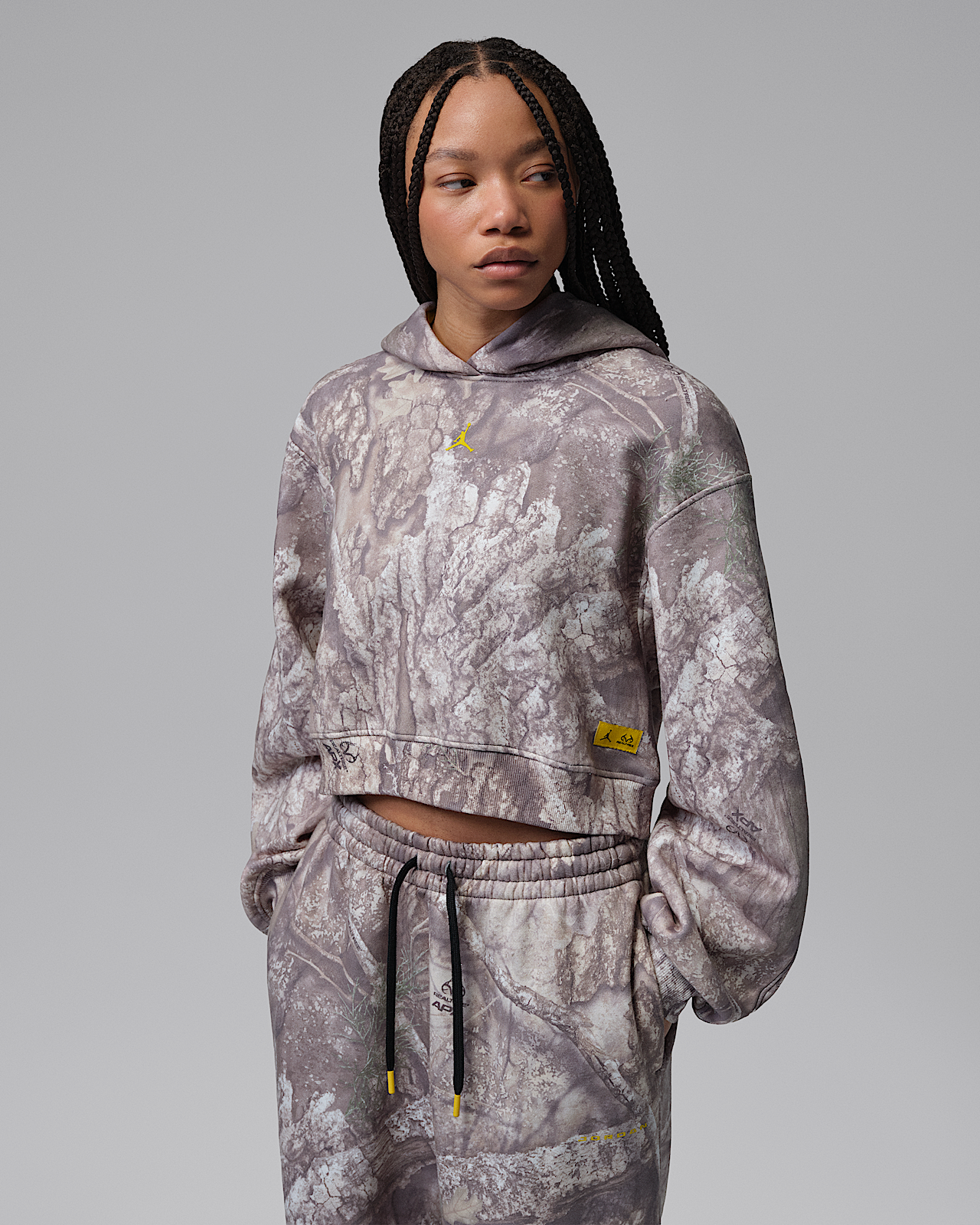 Женское худи Jordan Brooklyn Realtree Cropped Pullover Hoodie