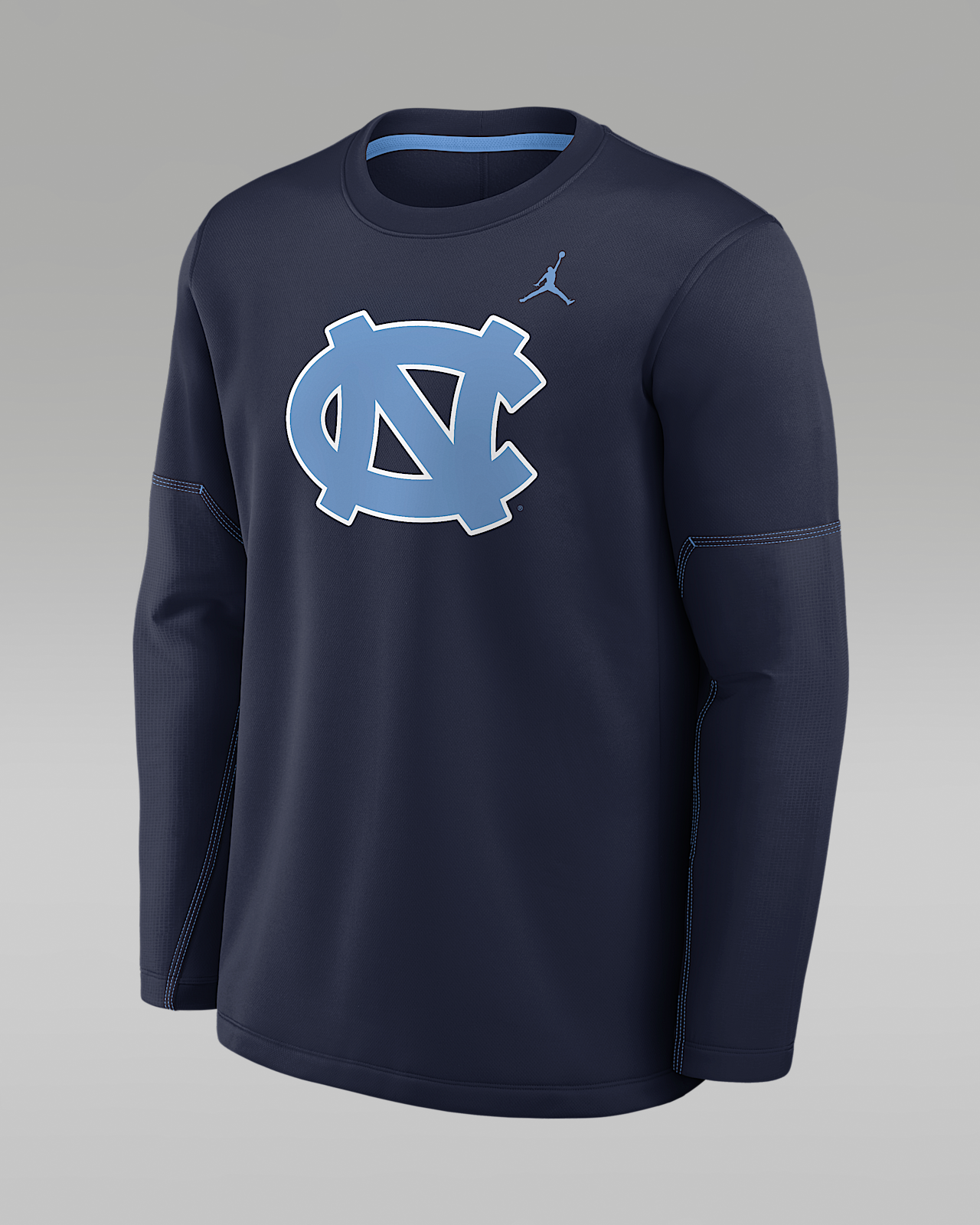 Мужская футболка North Carolina Sideline Coaches Jordan Brand Therma-FIT College Long-Sleeve