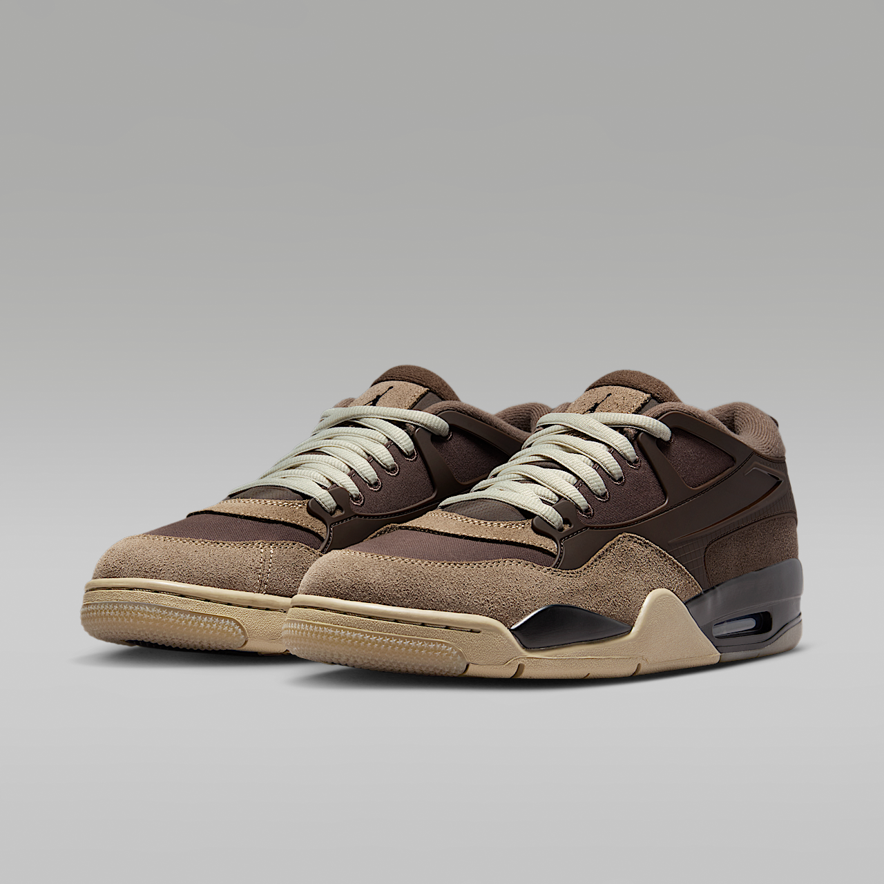 Nike Air Jordan 4 RM sneaker Ironstone/Baroque Brown/Light Bone/Medium Olive