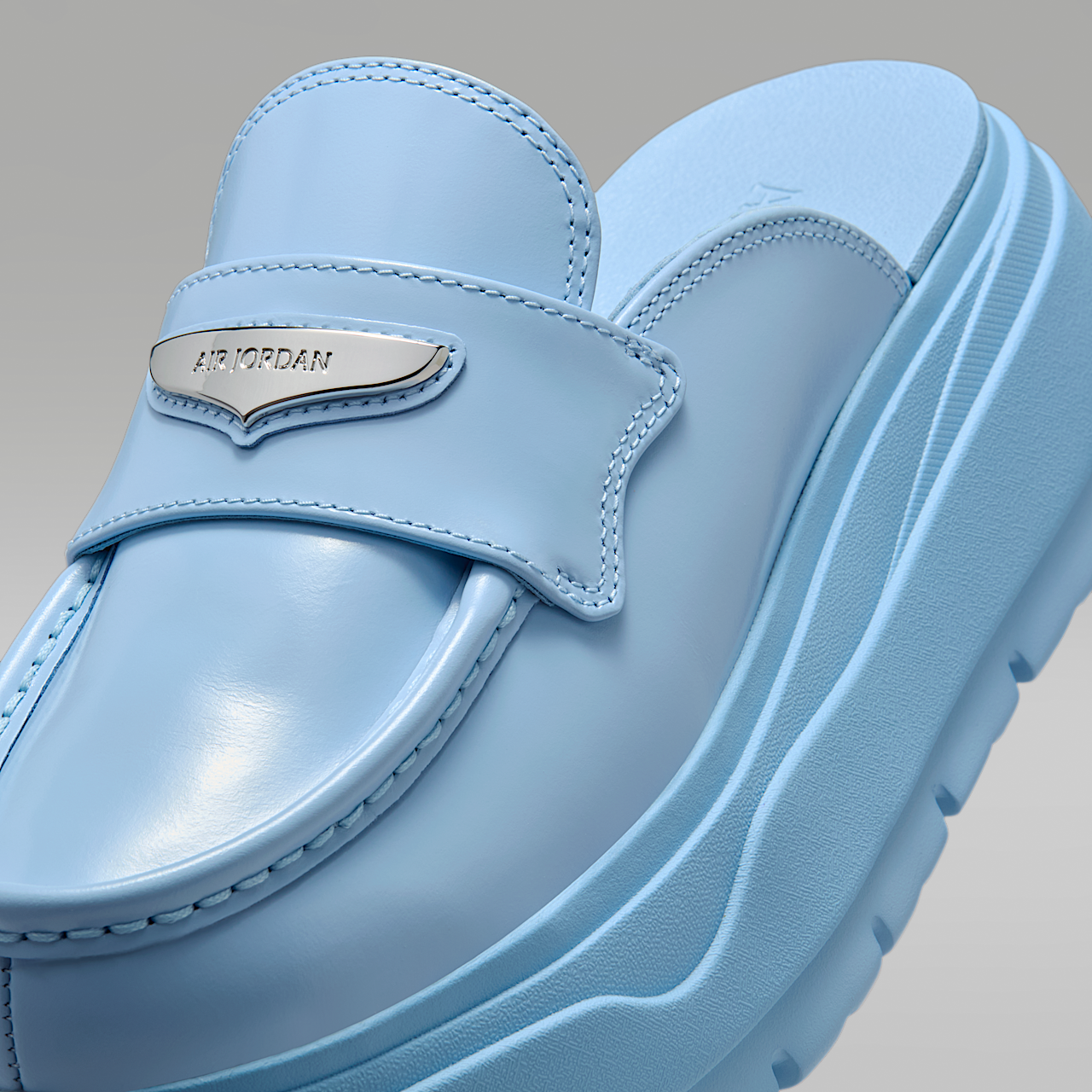 Nike Air Jordan sneaker Psychic Blue/Metallic Silver