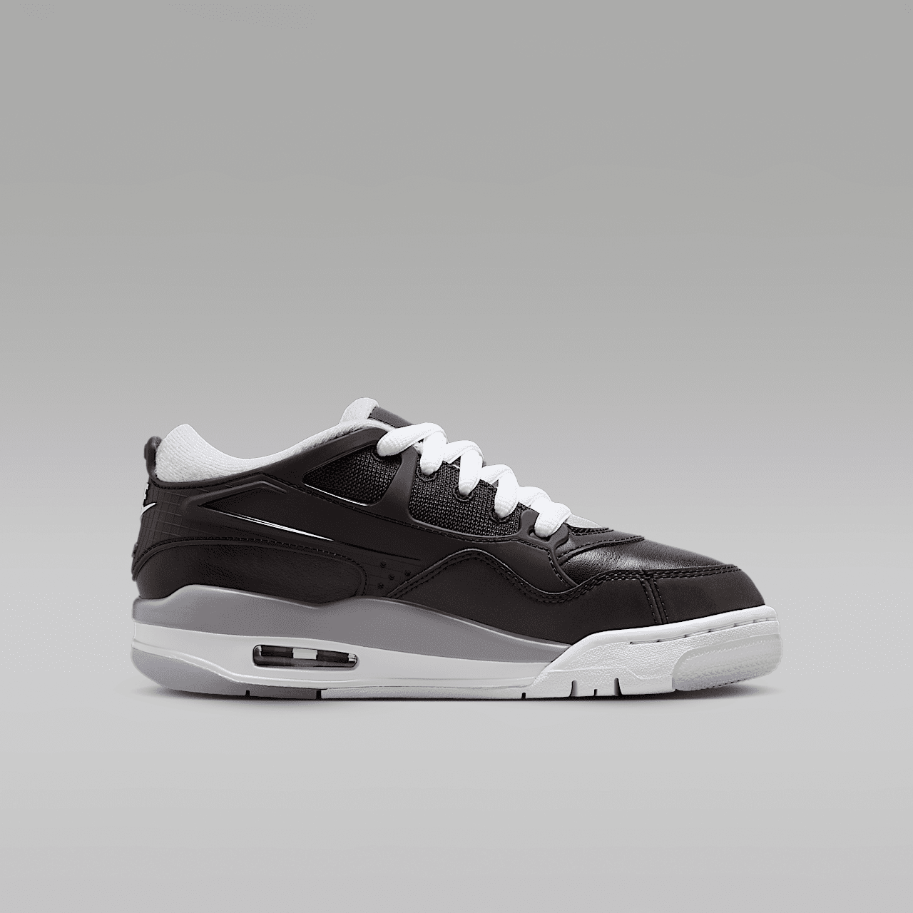 Nike Air Jordan 4 RM sneaker Zwart/Wolf Grey/Wit/Fire Red