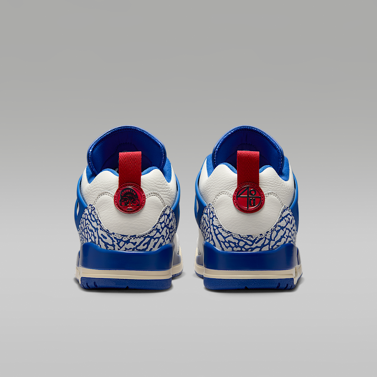 Nike Jordan Spizike Low sneaker Sail/Varsity Red/Muslin/Storm Blue