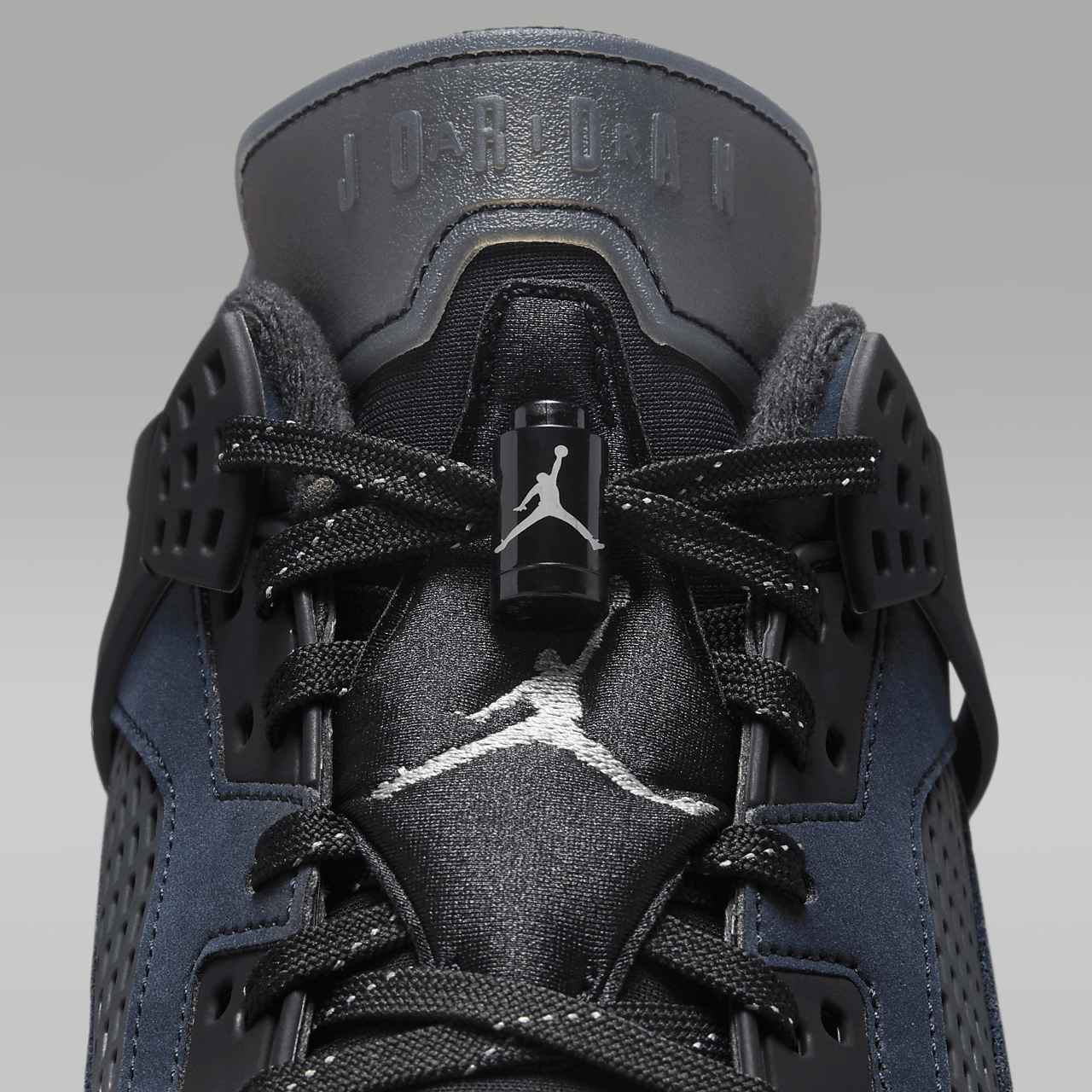 Nike Jordan Spizike Low sneaker Dark Obsidian/Light Violet Ore/Zwart/Anthracite