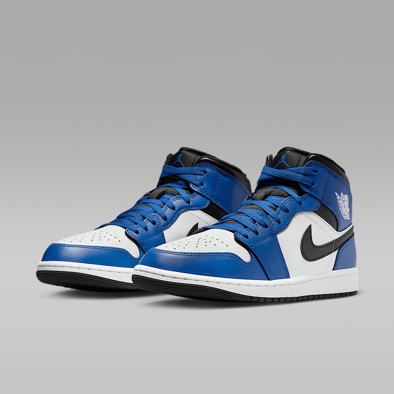 Nike Air Jordan 1 Mid sneaker Game Royal/Wit/Zwart