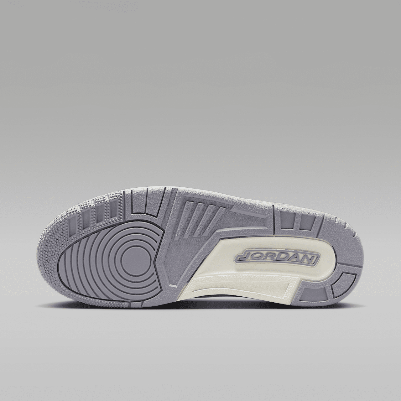 Nike Air Jordan sneaker Sail/Metallic Silver/Cement Grey