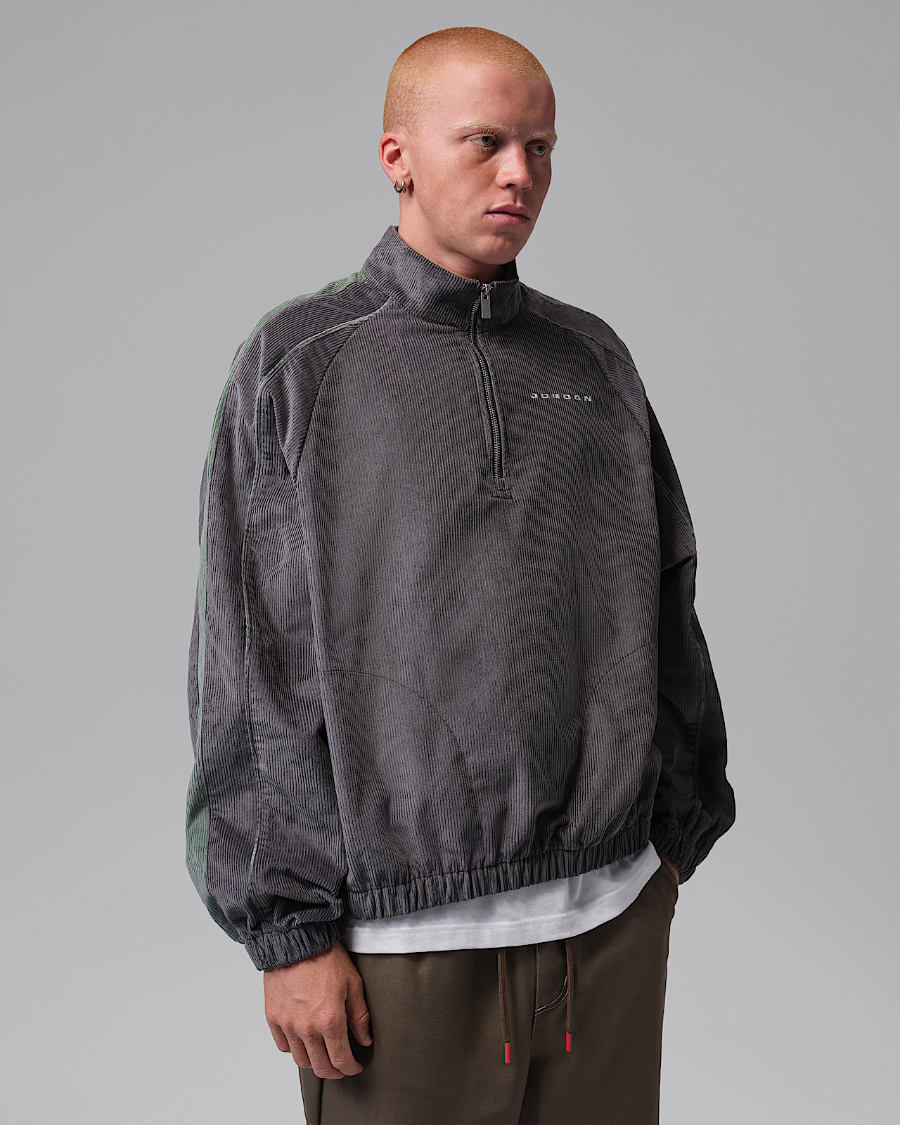 Мужские  Jordan Flight Corduroy 1/2-Zip Top