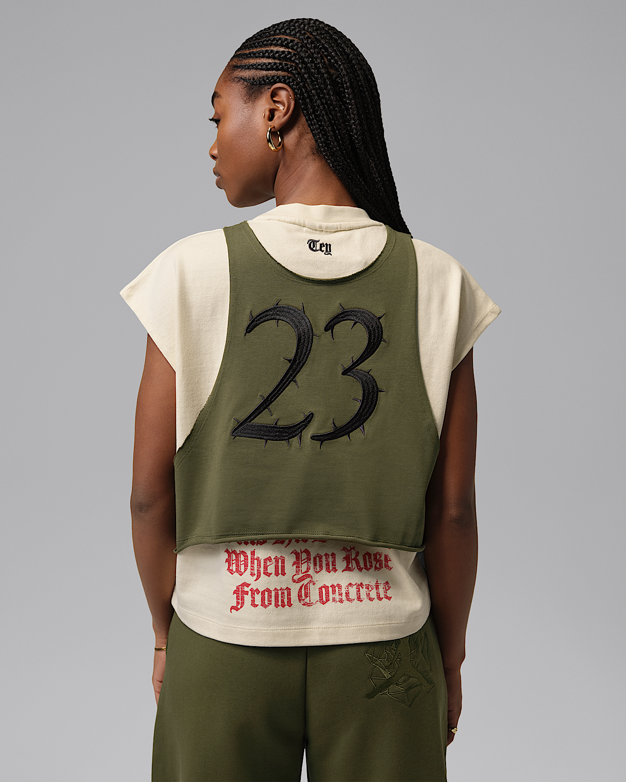 Женские шорты Jordan x Teyana Taylor Short-Sleeve Tee