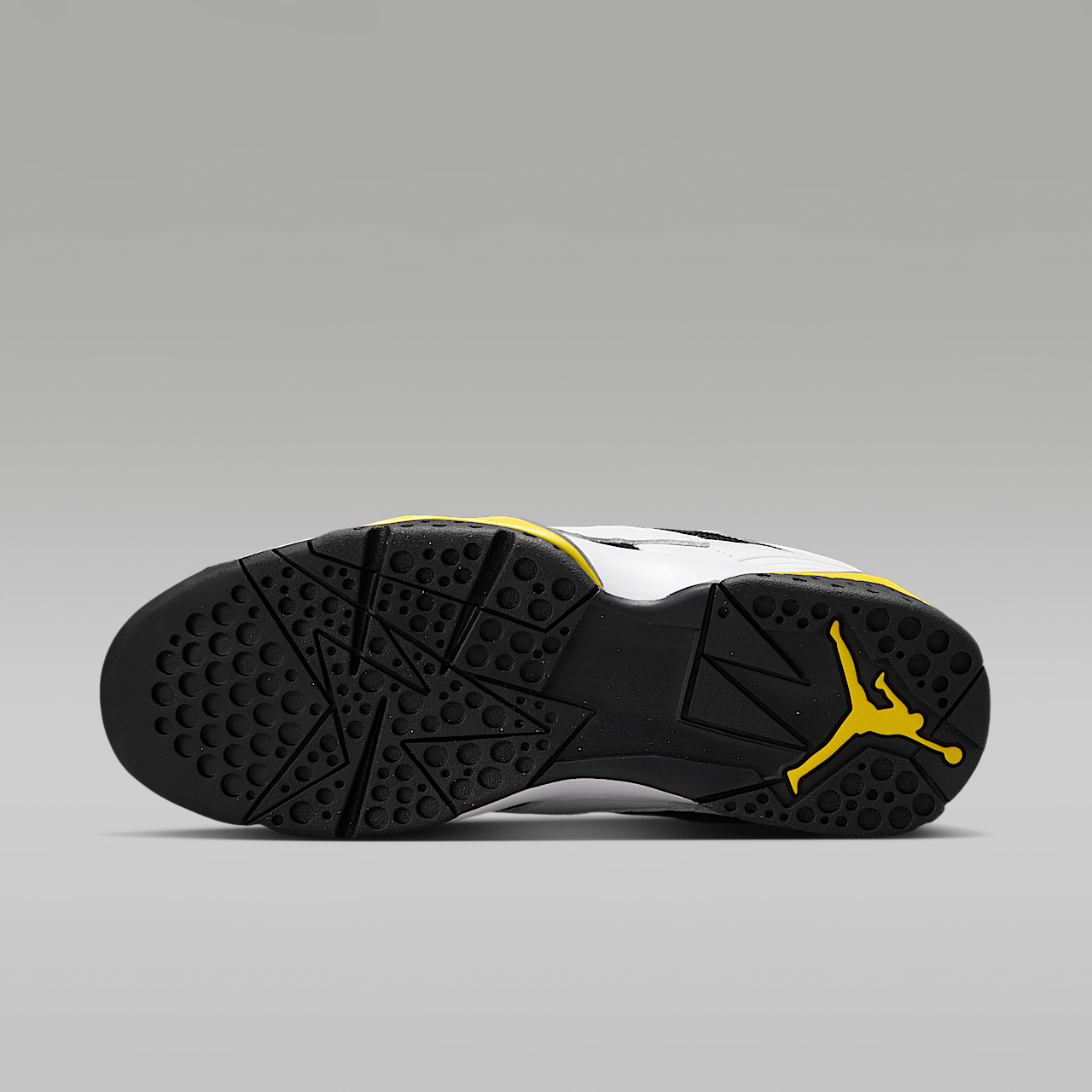 Nike Air Jordan sneaker Wit/Zwart/Dark Blue Grey/Tour Yellow