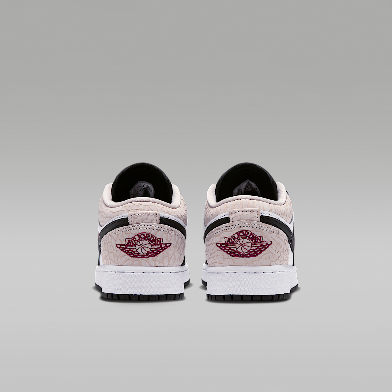 Nike Air Jordan sneaker Zwart/Wit/Light Orewood Brown/Team Red