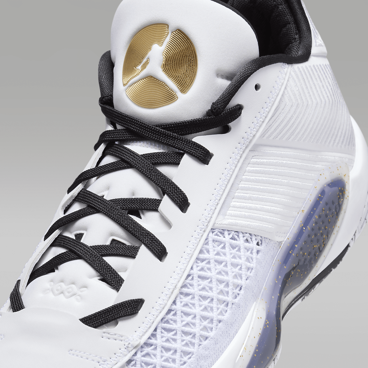 Nike Air Jordan sneaker Wit/Zwart/Pure Platinum/Metallic Gold