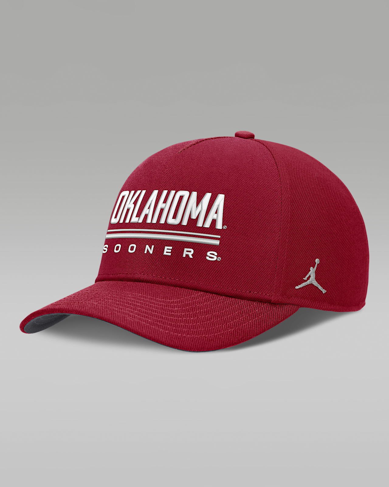 Мужские  Oklahoma Sideline Practice Rise Jordan Brand Dri-FIT College Adjustable Hat