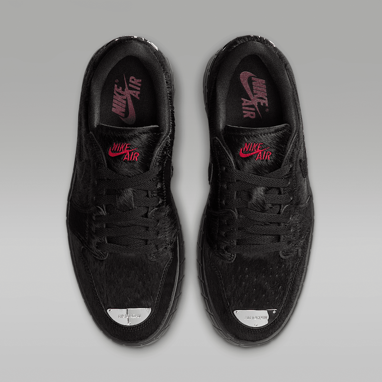 Nike Air Jordan 1 sneaker Zwart/Zwart/Gym Red