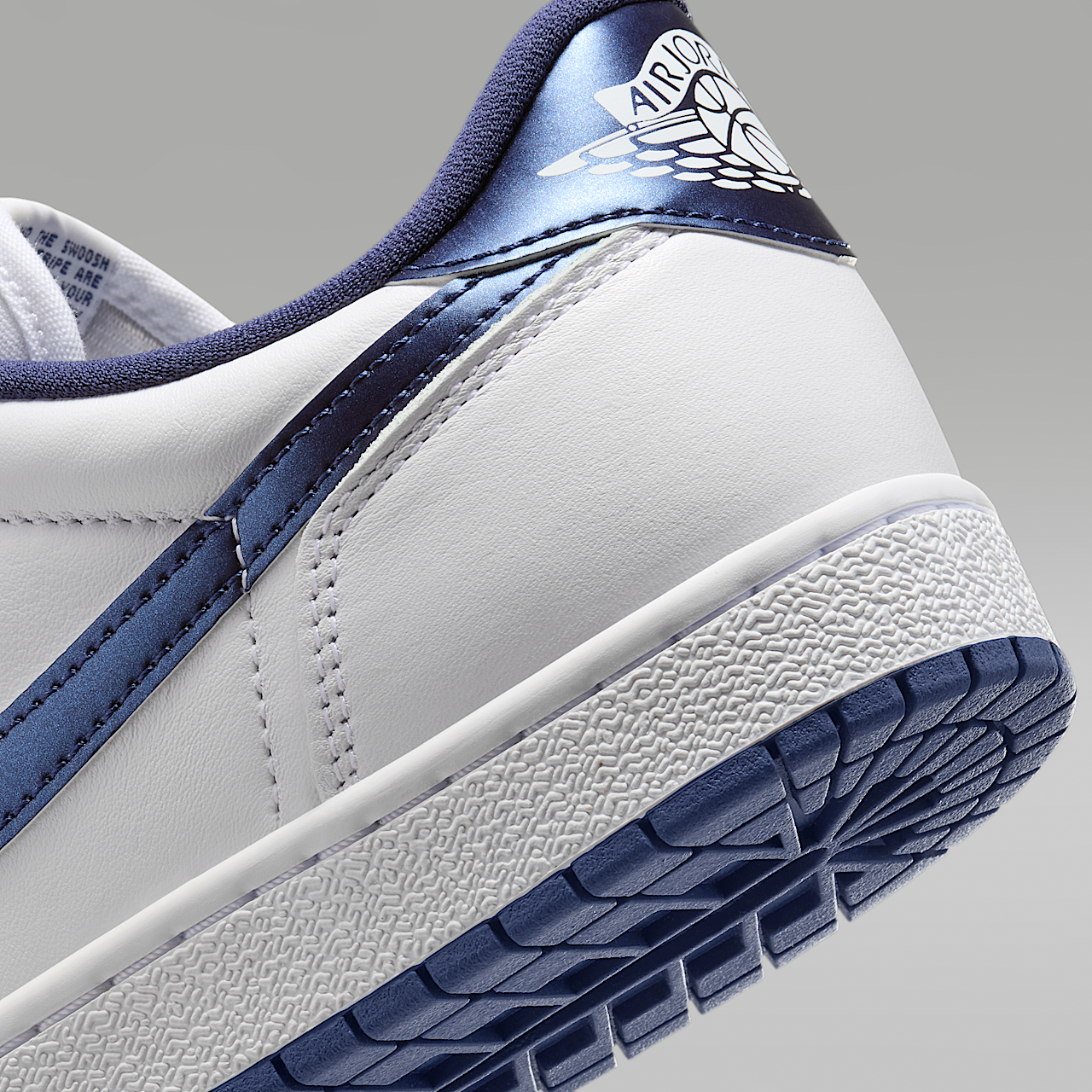 Nike Air Jordan 1 Low sneaker Wit/Wit/Navy