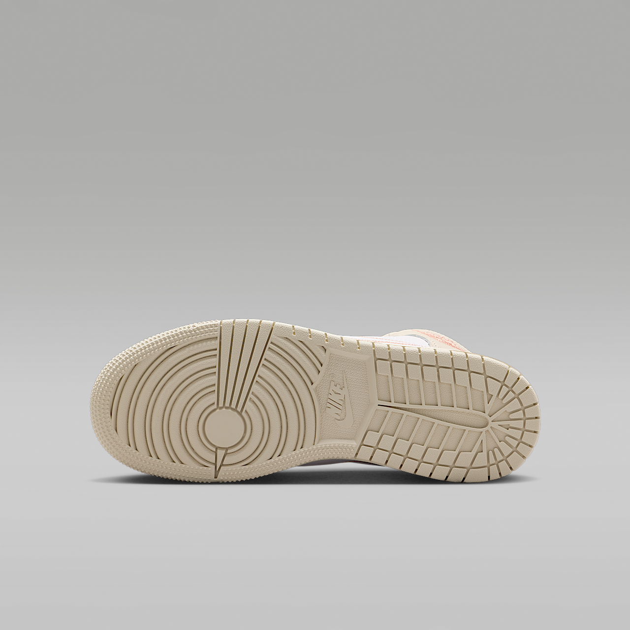 Nike Air Jordan sneaker Sanddrift/Wit/Light Orewood Brown/Light Madder Root