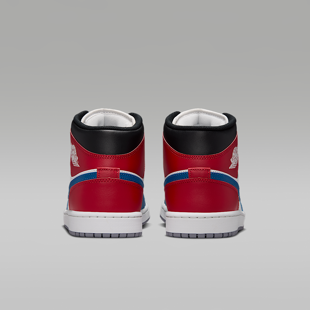 Nike Air Jordan 1 Mid sneaker True Blue/Varsity Red/Zwart/Summit White