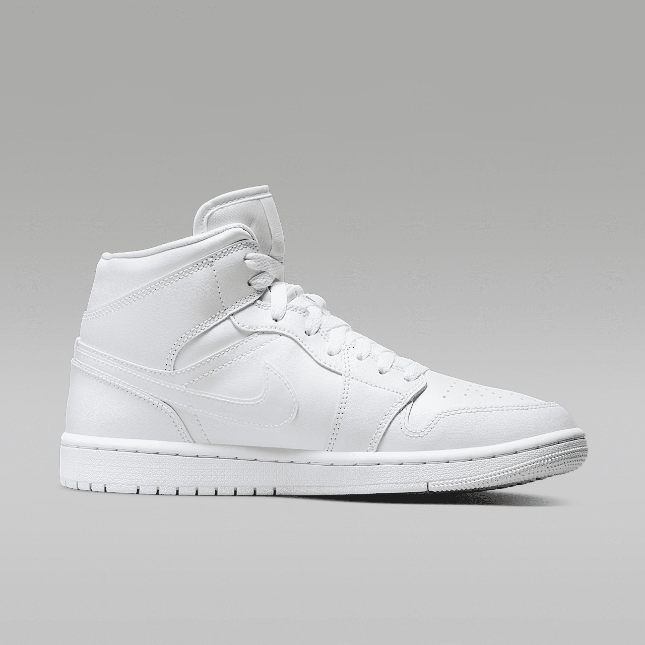 Nike Air Jordan 1 Mid sneaker Wit/Wit/Wit