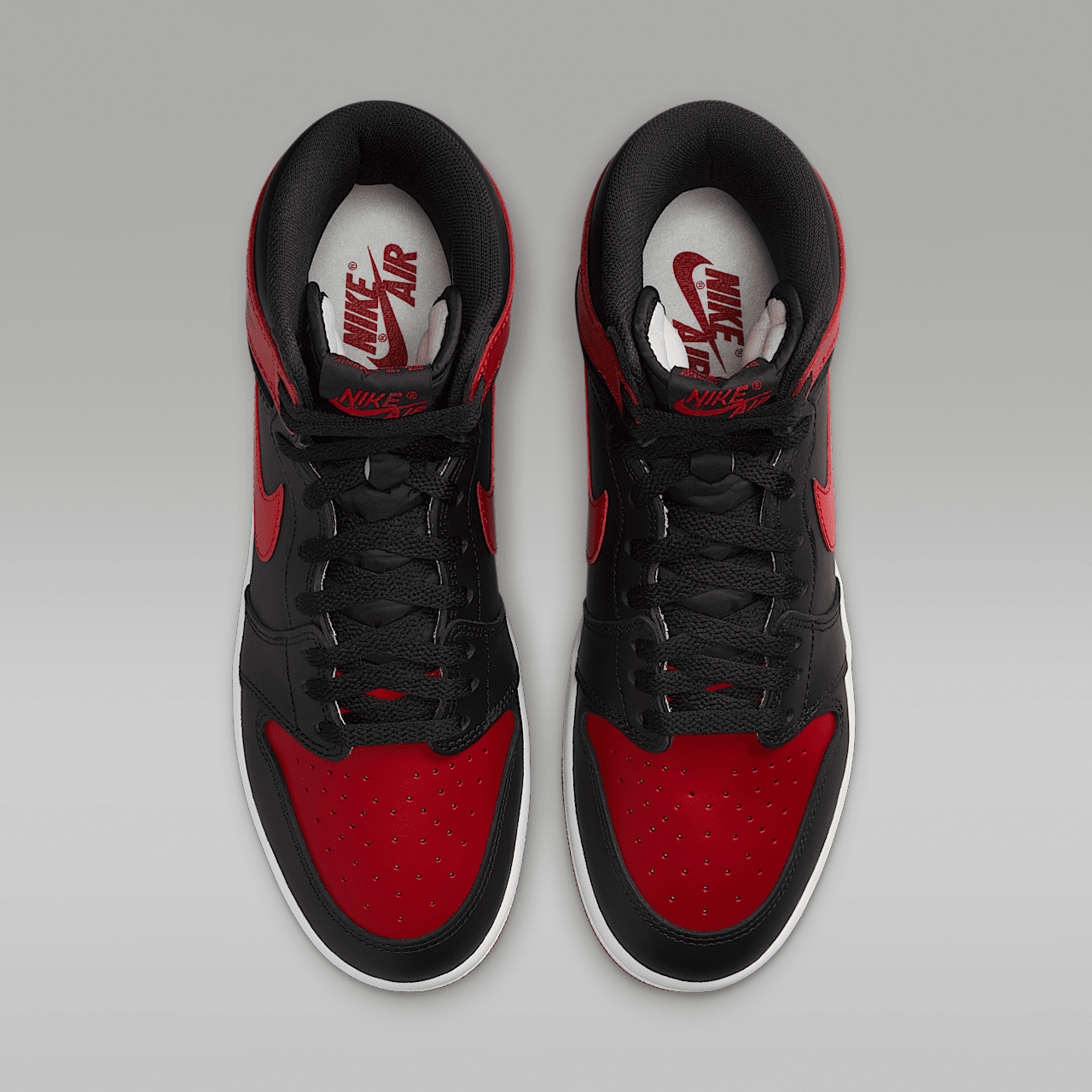 Nike Air Jordan 1 High sneaker Zwart/Wit/Varsity Red