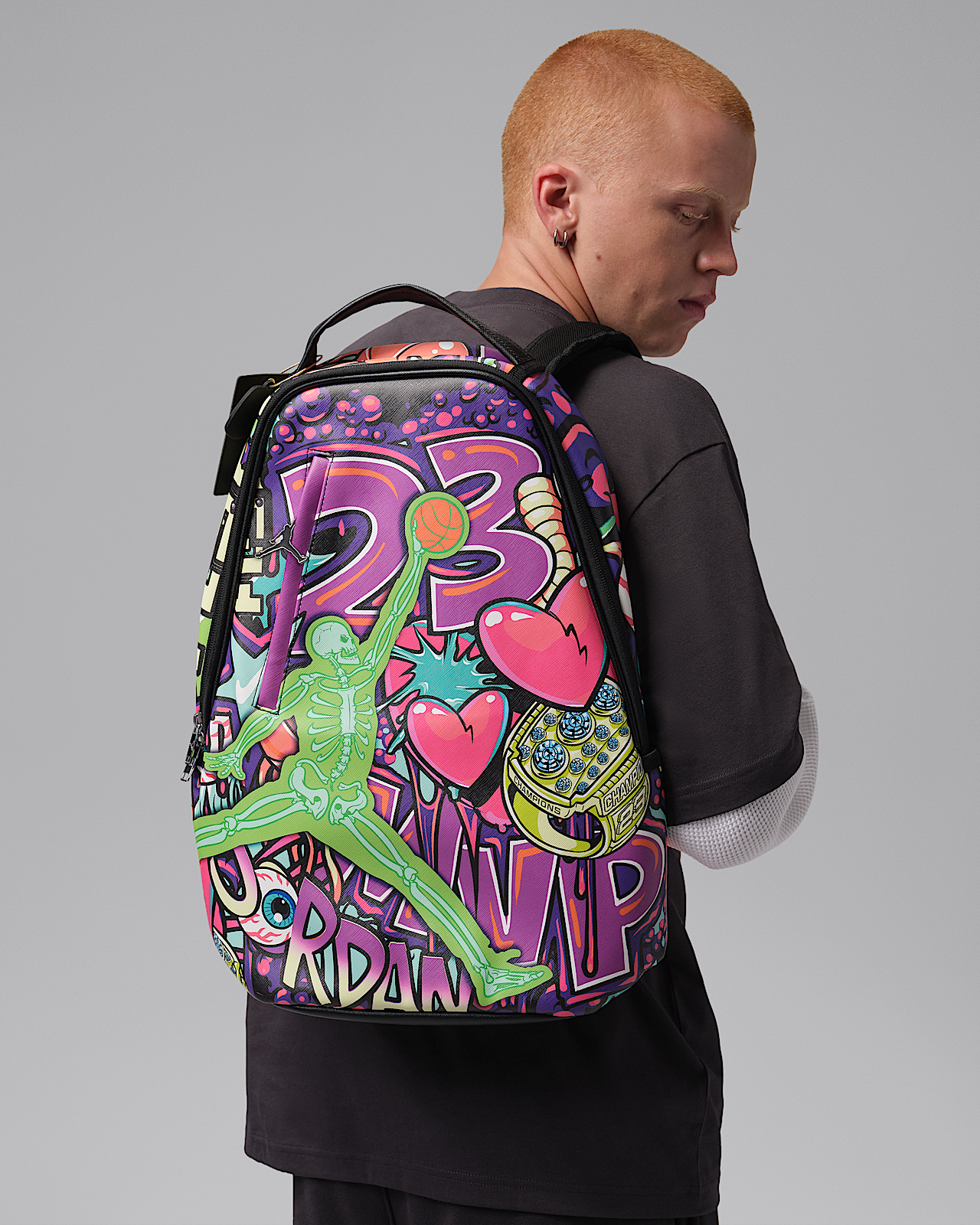 Женский рюкзак Jordan 6 Rings Graffiti Backpack (26L)