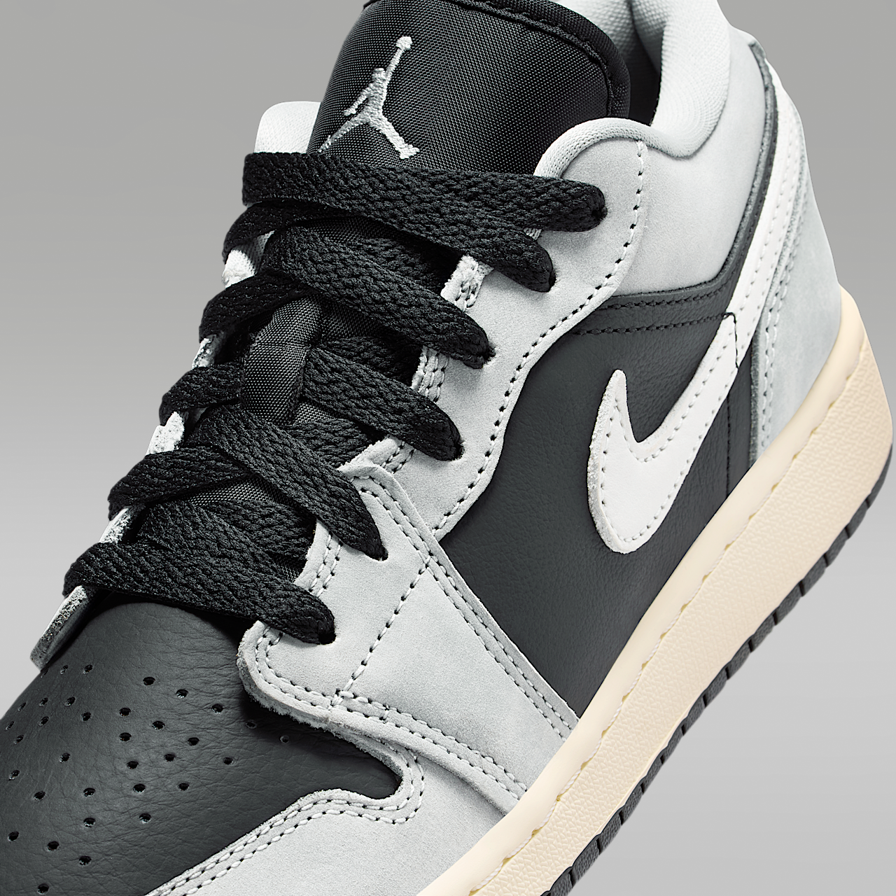 Nike Air Jordan sneaker Light Smoke Grey/Sail/Muslin/Zwart