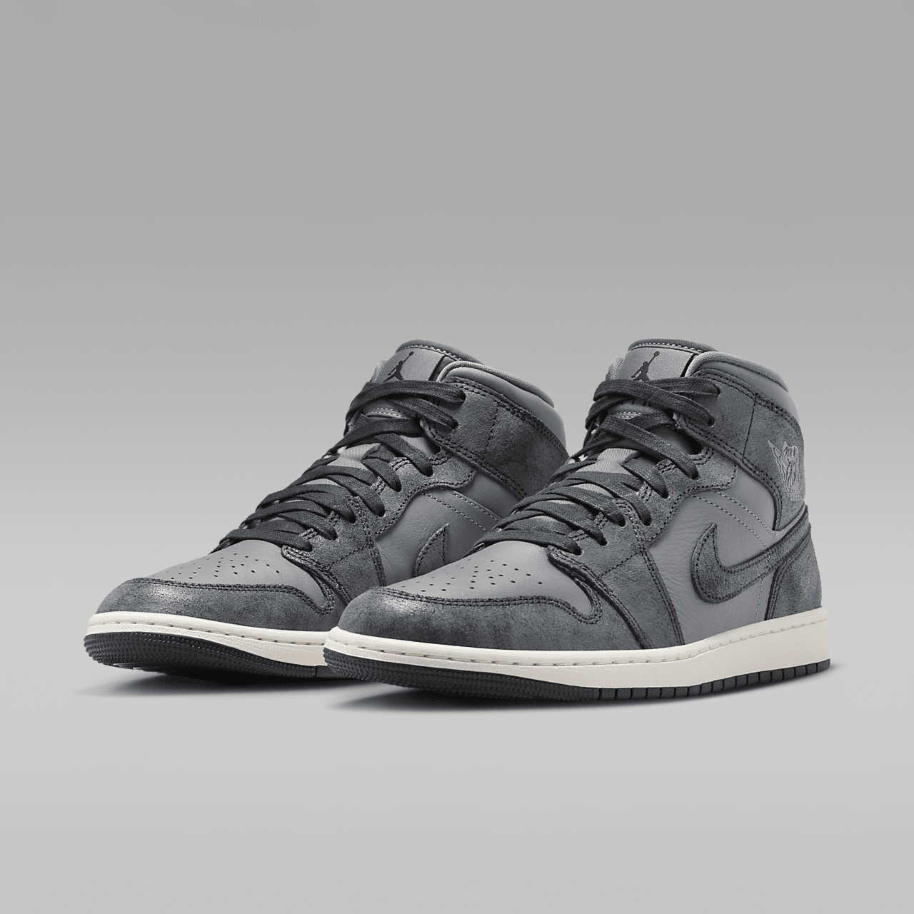 Nike Air Jordan 1 Mid sneaker Smoke Grey/Sail/Off Noir