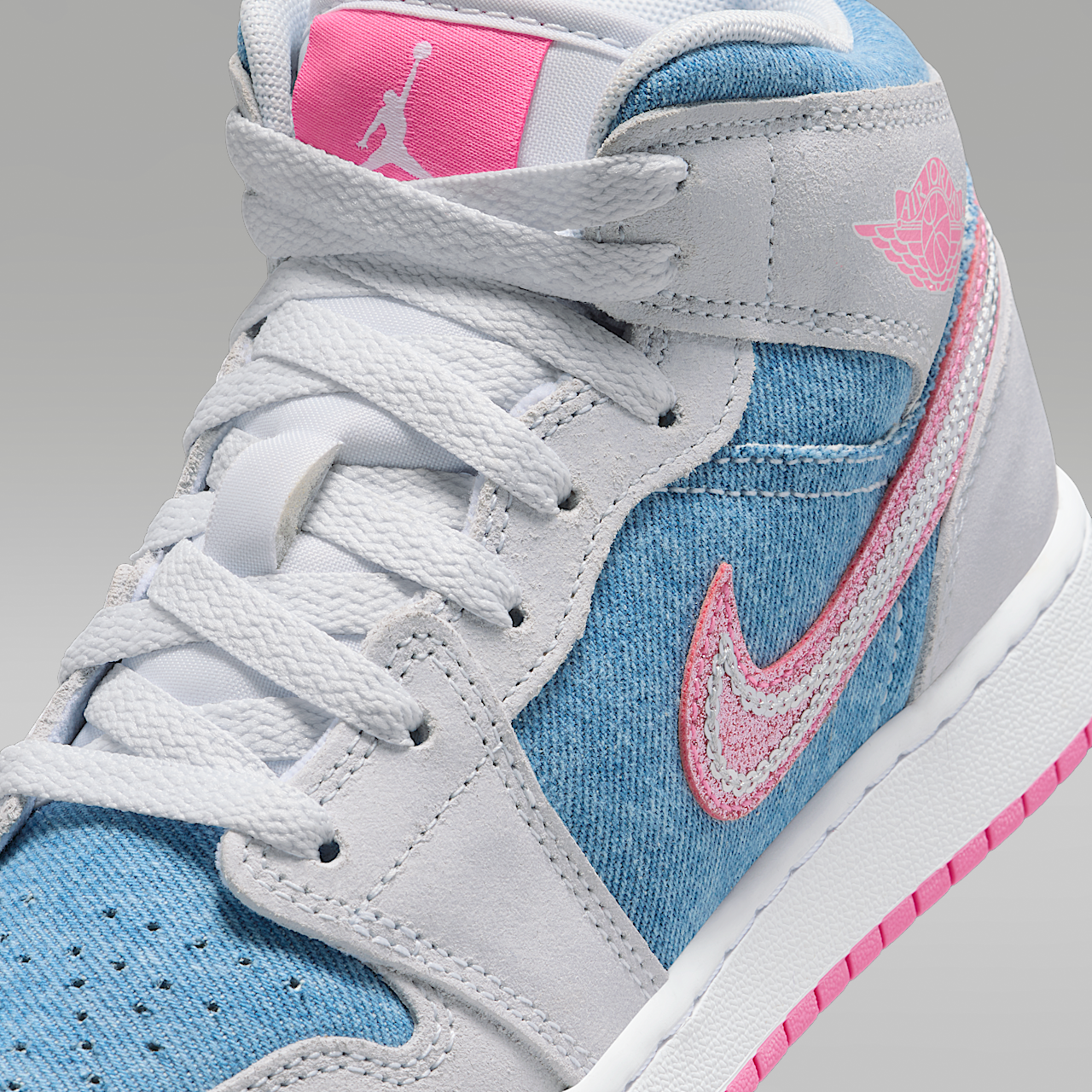 Nike Air Jordan sneaker Cobalt Bliss/Wit/Pink Glow