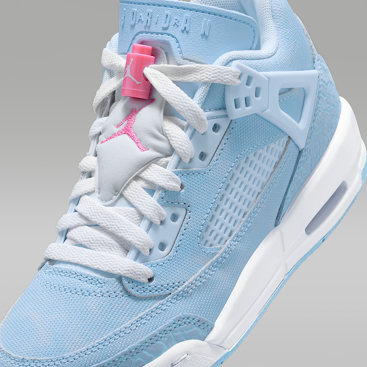 Nike Jordan Spizike Low sneaker Cobalt Bliss/Cobalt Bliss/Wit/Pink Glow