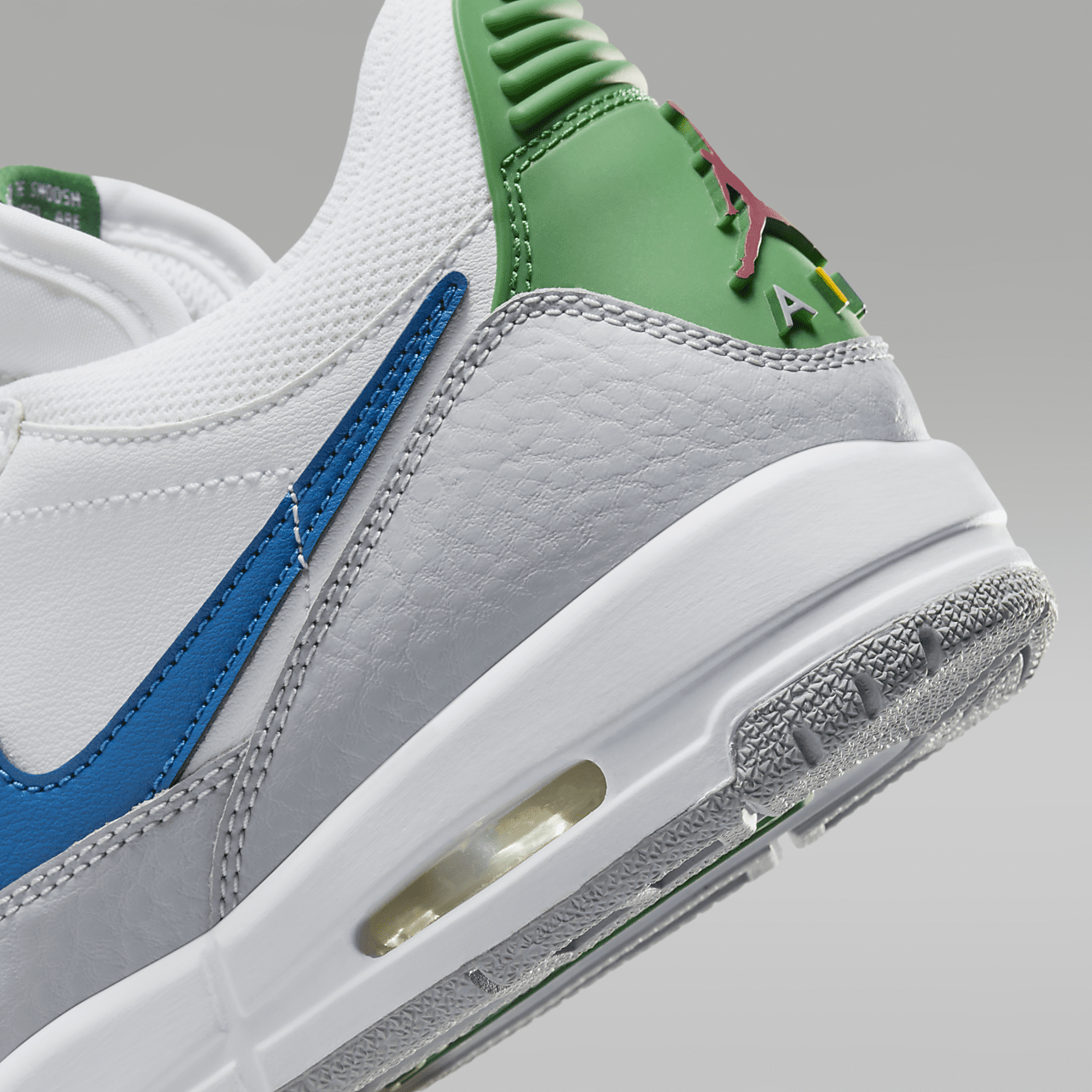 Nike Air Jordan Legacy sneaker Wit/Wolf Grey/Pine Green/Industrial Blue