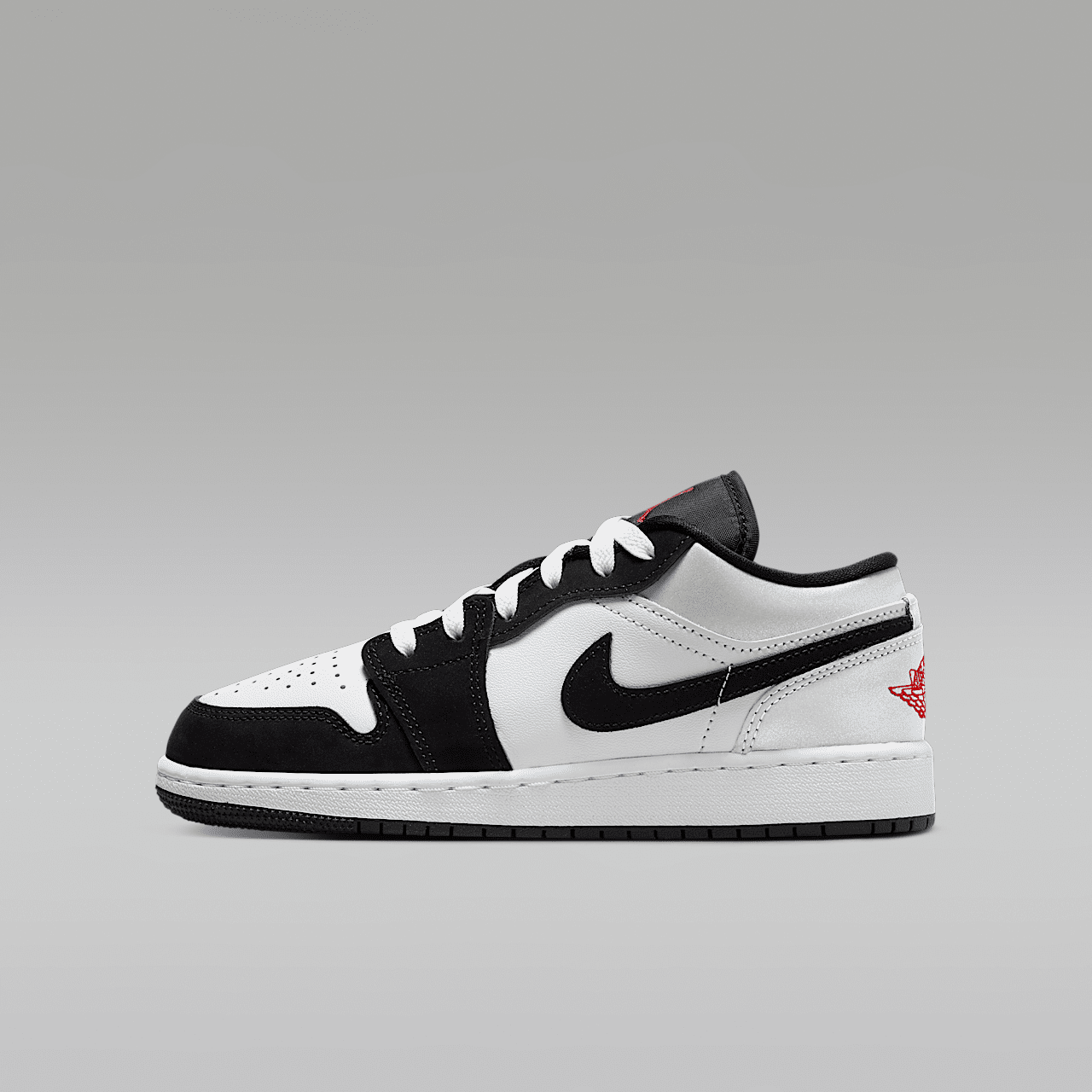 Nike Air Jordan sneaker Wit/Zwart/Matte Silver/Fire Red