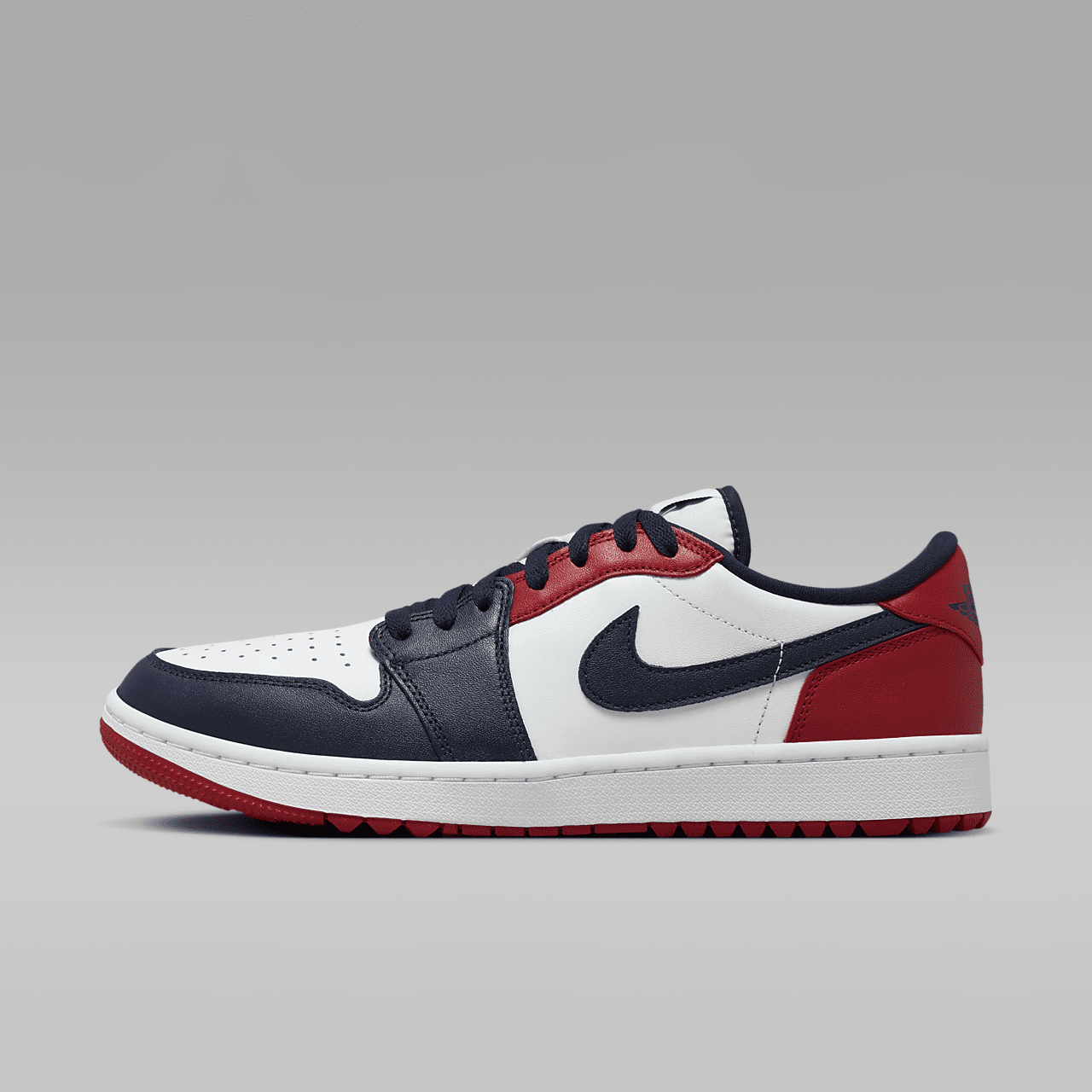 Nike Air Jordan 1 Low sneaker Wit/Varsity Red/Obsidian