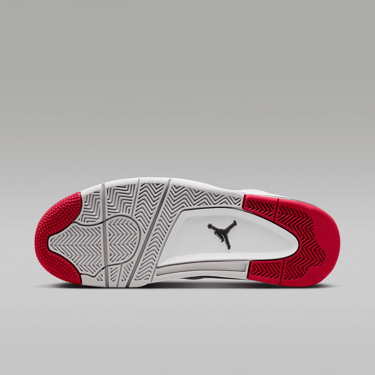Nike Air Jordan 4 RM sneaker Wit/Zwart/Neutral Grey/Varsity Red