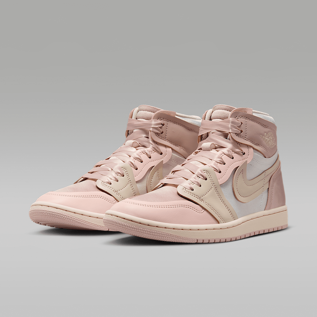 Nike Air Jordan 1 High sneaker Pink Oxford/Atmosphere/Phantom/Legend Light Brown