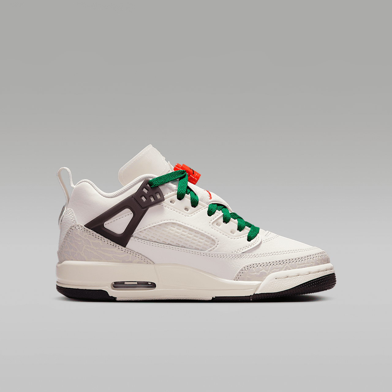 Nike Jordan Spizike Low sneaker Sail/Zwart/Pine Green/Oranje