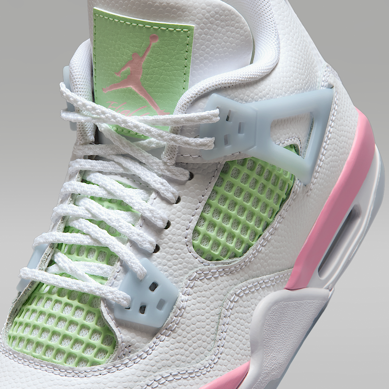 Nike Air Jordan sneaker Wit/Half Blue/Vapor Green/Medium Soft Pink