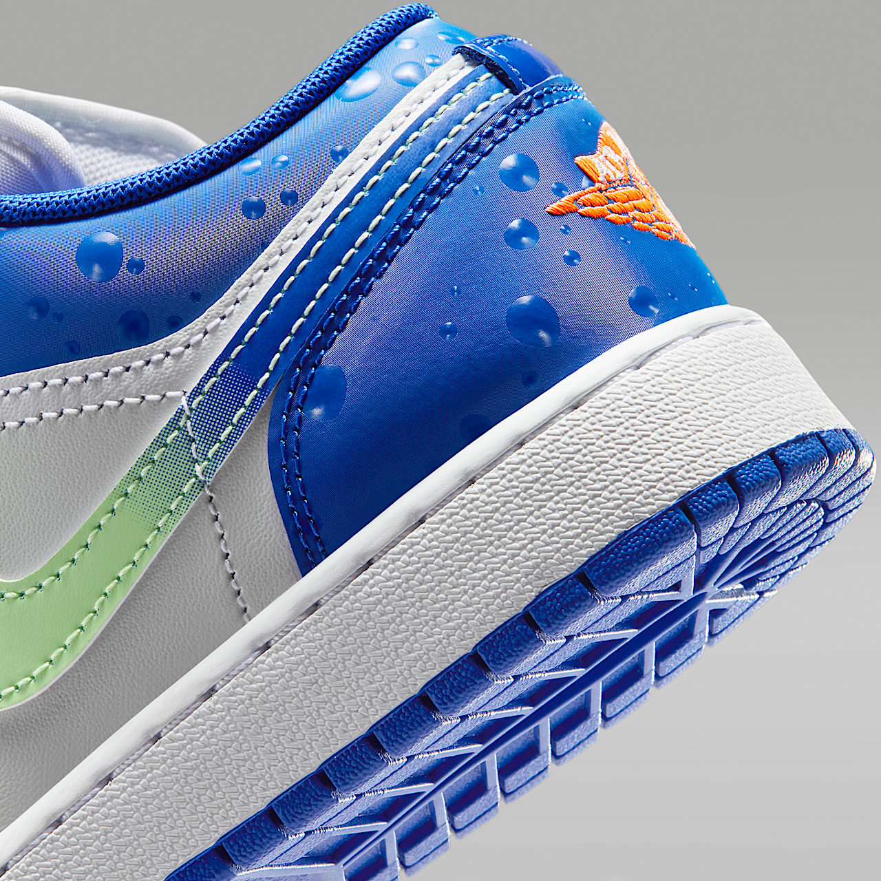 Nike Air Jordan sneaker Game Royal/Zwart/Zwart/Bright Mango