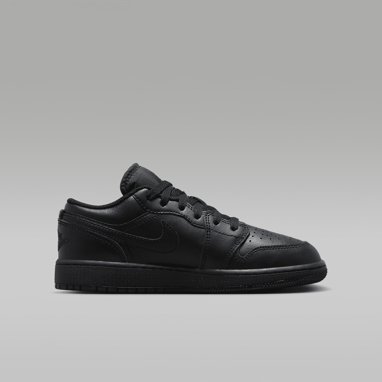 Nike Air Jordan 1 Low sneaker Zwart/Zwart/Zwart