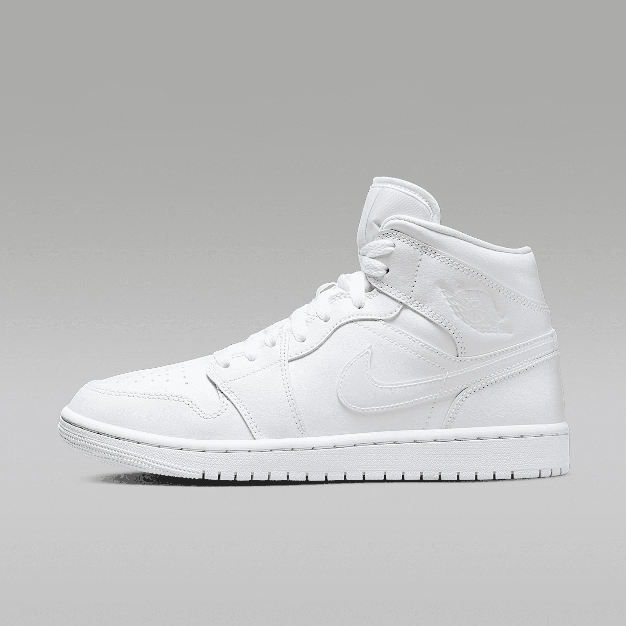 Nike Air Jordan 1 Mid sneaker Wit/Wit/Wit